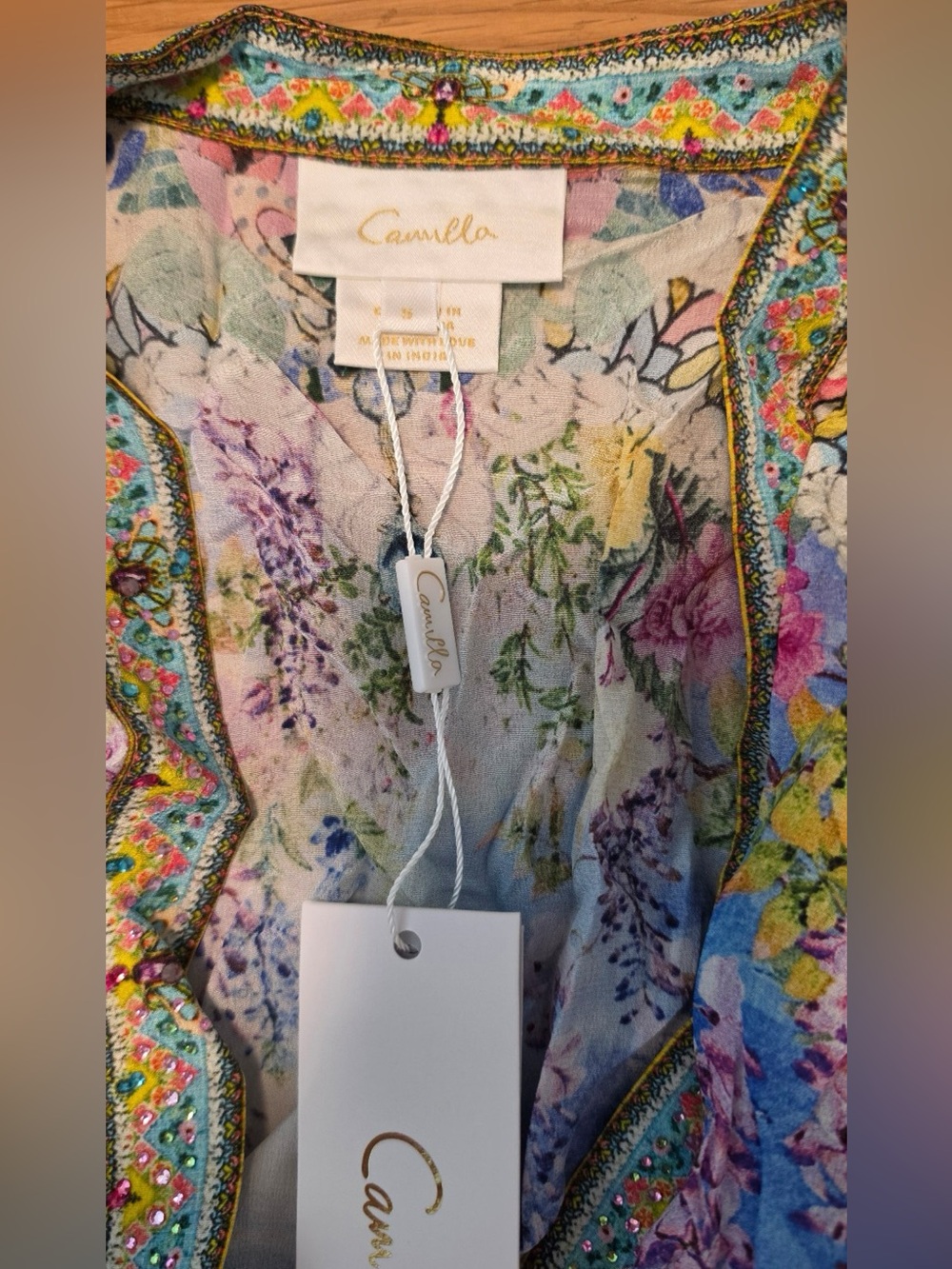 CAMILLA Navas Nouveau Silk Maxi Dress NWT | Retail $979 | Rare Luxury Designer - Picture 10 of 10